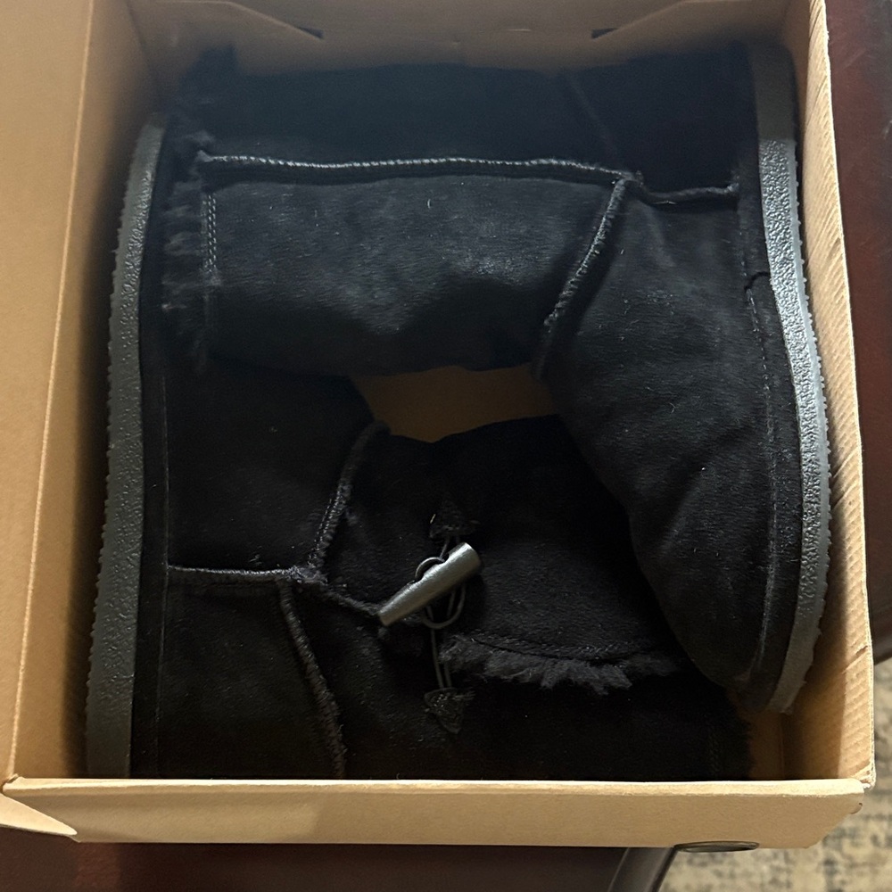 Bjorndal Black Suede Winter Pull-On Boots